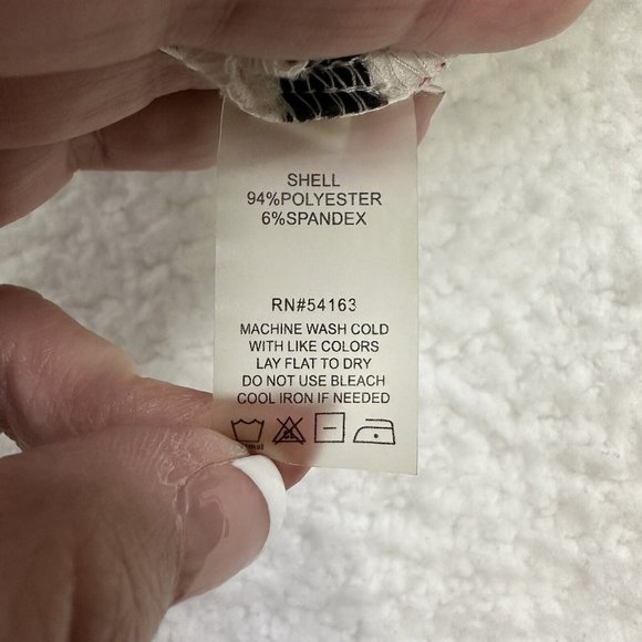 Calvin Klein Women's Stripe Cold Shoulder Sheath Dress Size 10 Black White EUC - Picture 8 of 8